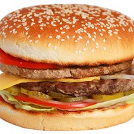 Двойной гамбургер Фото