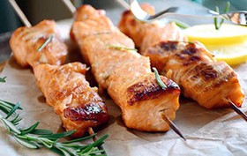 Шашлык из семги - Фото