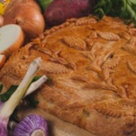 Пирог лук-яйцо Фото