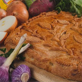 Пирог с говядиной и картофелем - Фото