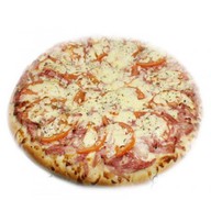 Пицца с колбасами Фото