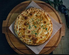 Пирог с мясом и сыром - Фото