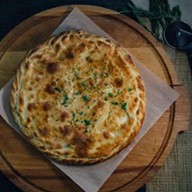 Пирог с курицей, картофелем, грибами Фото