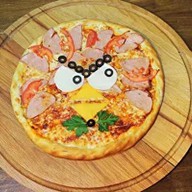 Детская пицца angry birds Фото