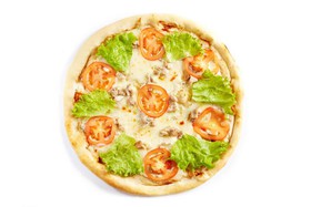 Цезарь пицца (тонкое тесто) - Фото