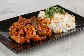 Азу из говядины с рисом с овощами (пн) - Фото