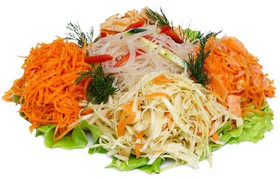 Набор корейских салатов - Фото