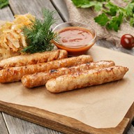 Колбаски с баварской капустой Фото