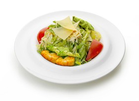 Цезарь с креветками салат - Фото
