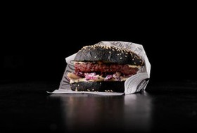 Бургер черный с коул слоу - Фото