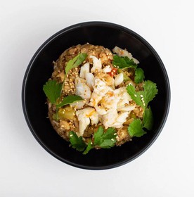 Жареный рис с крабом - Фото