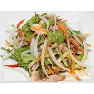 Салат дрессинг с копченой курицей Фото