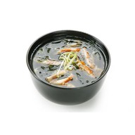 Рисовый суп с крабом Фото