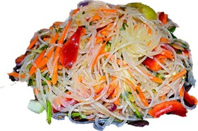 Салат фунчоза с овощами - Фото