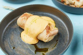 Блин с ветчиной и сыром - Фото