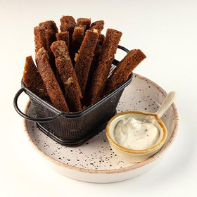 Гренки из бородинского хлеба - Фото