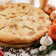 Пирог с курицей и сыром Фото