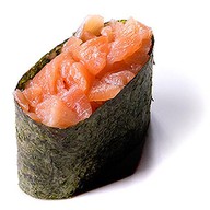 Спайси суши лосось Фото