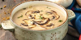 Крем-суп с грибами - Фото