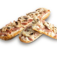 Папагет ветчина и грибы Фото