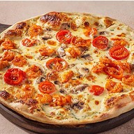 Пицца с креветками кимчи Фото