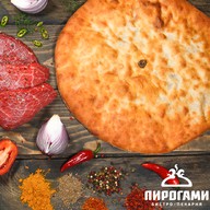 Осетинский пирог с говядиной и курицей Фото