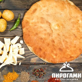 Осетинский пирог с картофелем и сулугуни - Фото