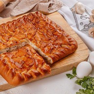 Пирог с грибами и картофелем Фото
