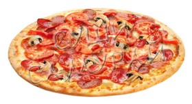 Пицца Салями-Пепперони - Фото