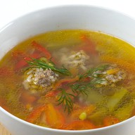 Суп с фрикадельками Фото