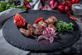 Шашлык из внутренностей ягненка - Фото