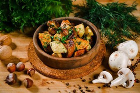 Картофель с грибами - Фото