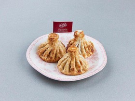 Хинкали жареные с бараниной 3 шт - Фото