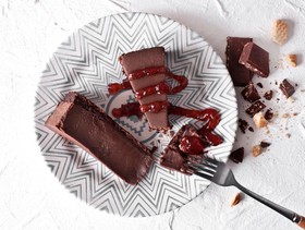 Торт шоколадный чизкейк - Фото