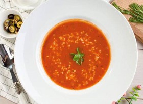 Пряный томатный суп - Фото