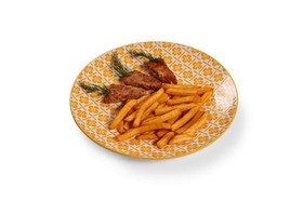 Куриные наггетсы с картошкой фри - Фото