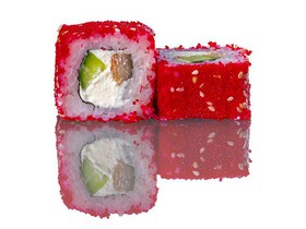 Калифорния с лососем холодного копчения - Фото