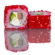 Калифорния с лососем холодного копчения Фото