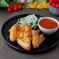 Шашлык из куриных крылышек Фото