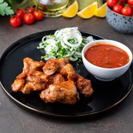 Шашлык из филе бедра индейки Фото