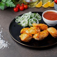 Шашлык из филе куриной грудки Фото