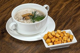 Крем-суп из шампиньонов - Фото