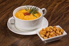 Крем-суп с лососем - Фото