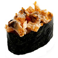 Гункан с копченой курицей Фото