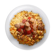 Тяхан со свининой Фото