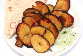 Картошка со свиным салом - Фото