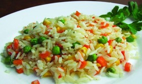 Карибская смесь с рисом - Фото