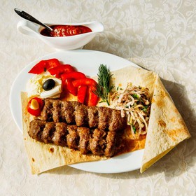 Люля-кебаб из свинины и говядины - Фото