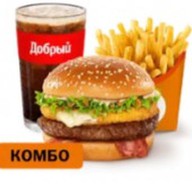 Скандинавский бургер комбо Фото