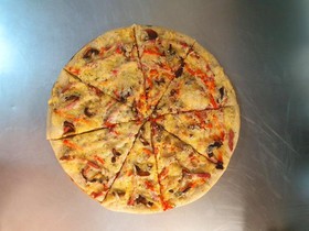 Фетучини с ветчиной пицца - Фото